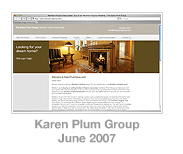 Custom Real Estate Website Design for Karen Plum Group