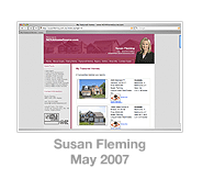 Custom Real Estate Website Design for Susan Fleming