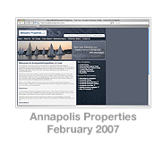 Custom Real Estate Website Design for Annapolis Properties, LLC